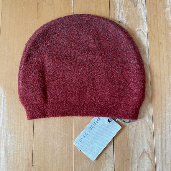 Barefoot Dreams CozyChic Lite Confetti Beanie Crimson Rosewood Winter Hat NEW main image 4
